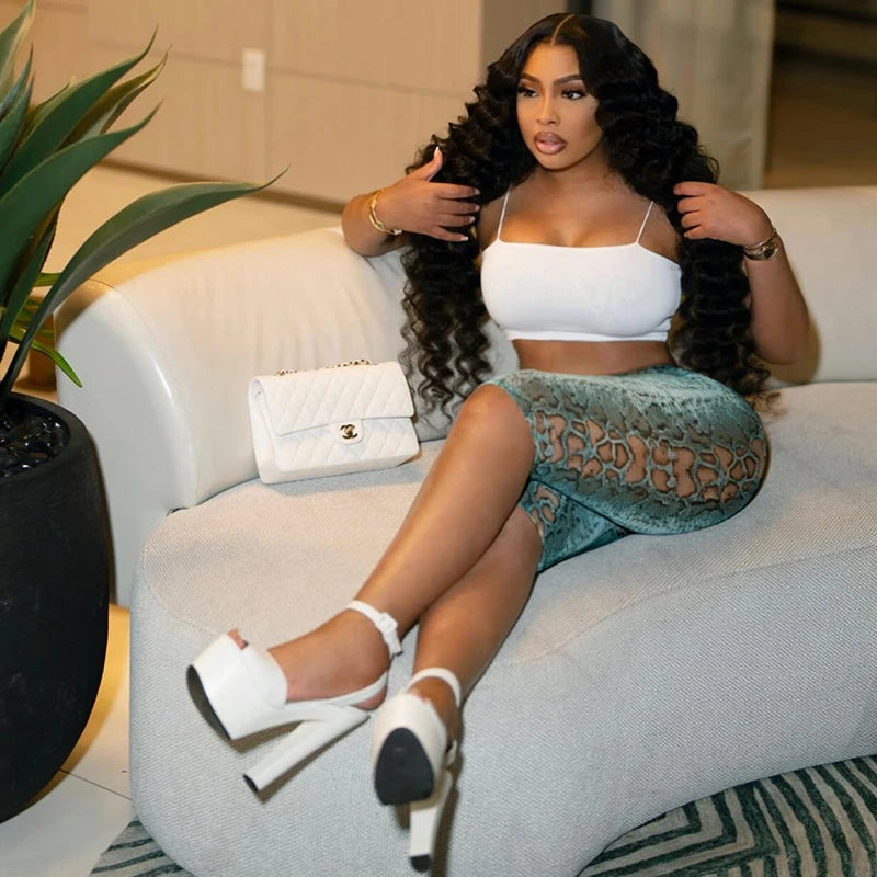 "Really Reptilian" Capris