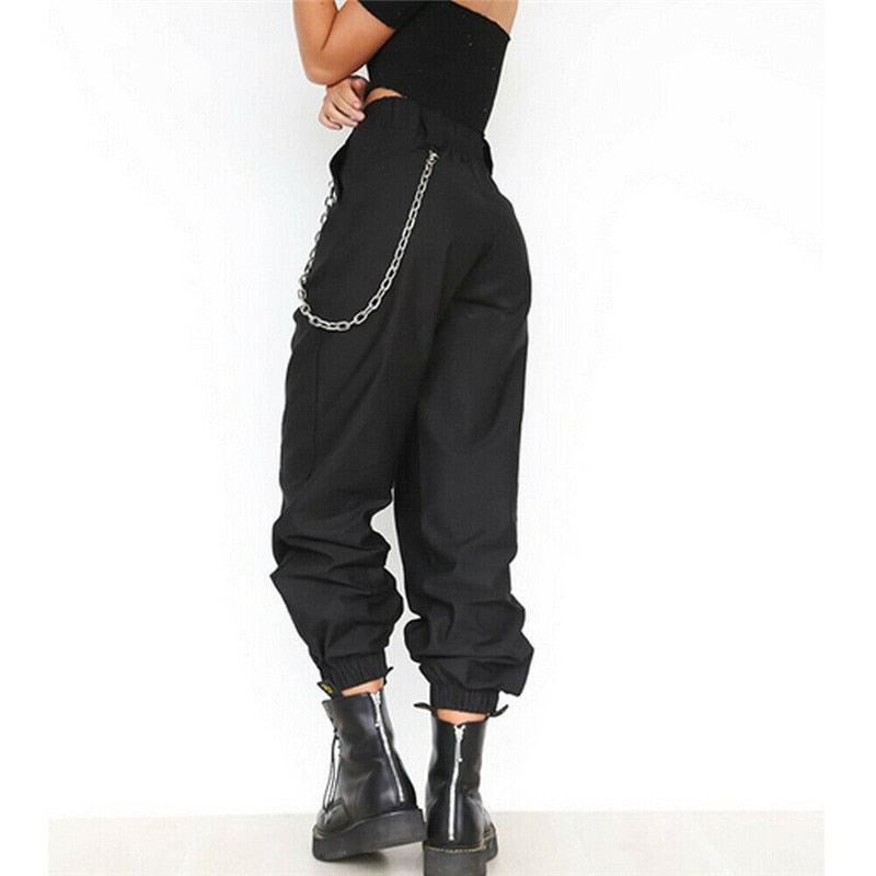 High Waisted Cargo Pants