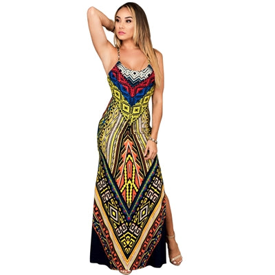 Boho Split Maxi Dress