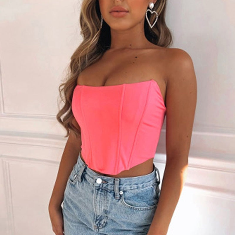 Sleeveless Corset Top