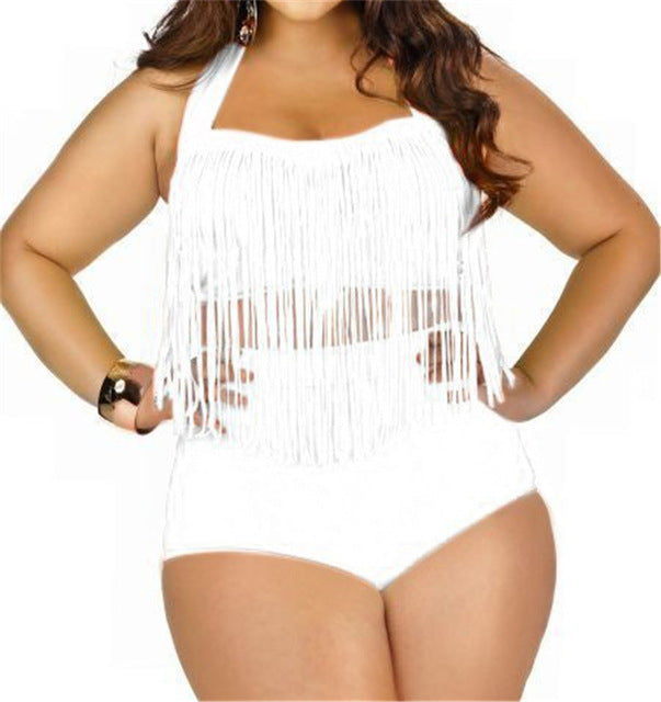 Plus Size Tassel Bikini