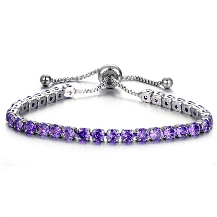 Cubic Zirconia Tennis Bracelet