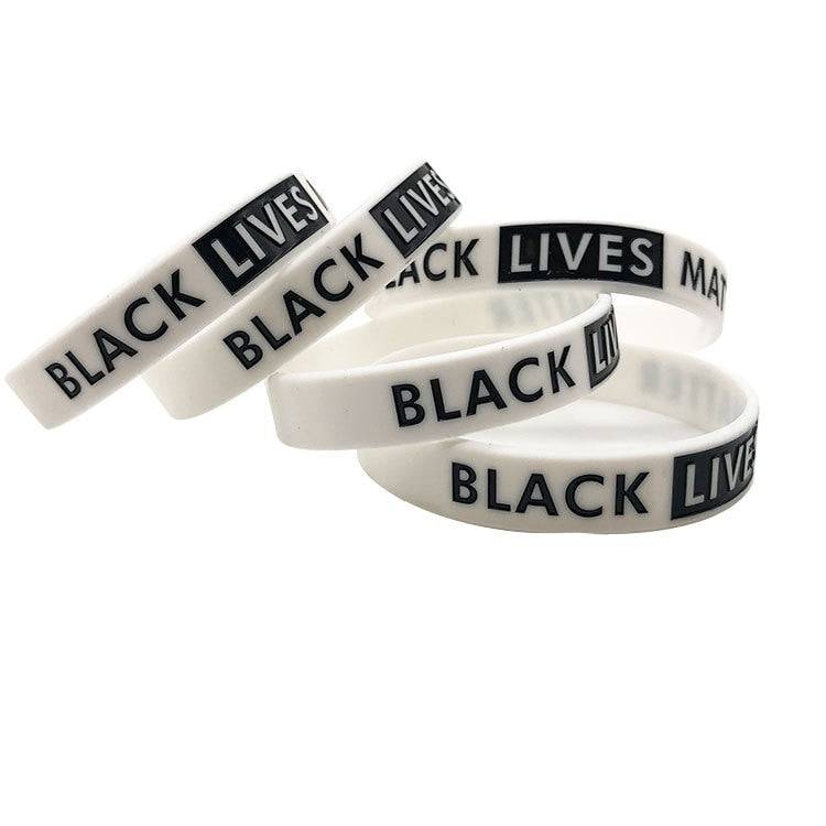 Black Lives Matter Silicone Wristband