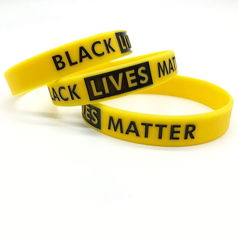 Black Lives Matter Silicone Wristband