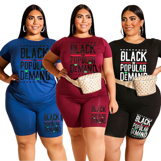 2 Piece Women's Plus Size Outfits