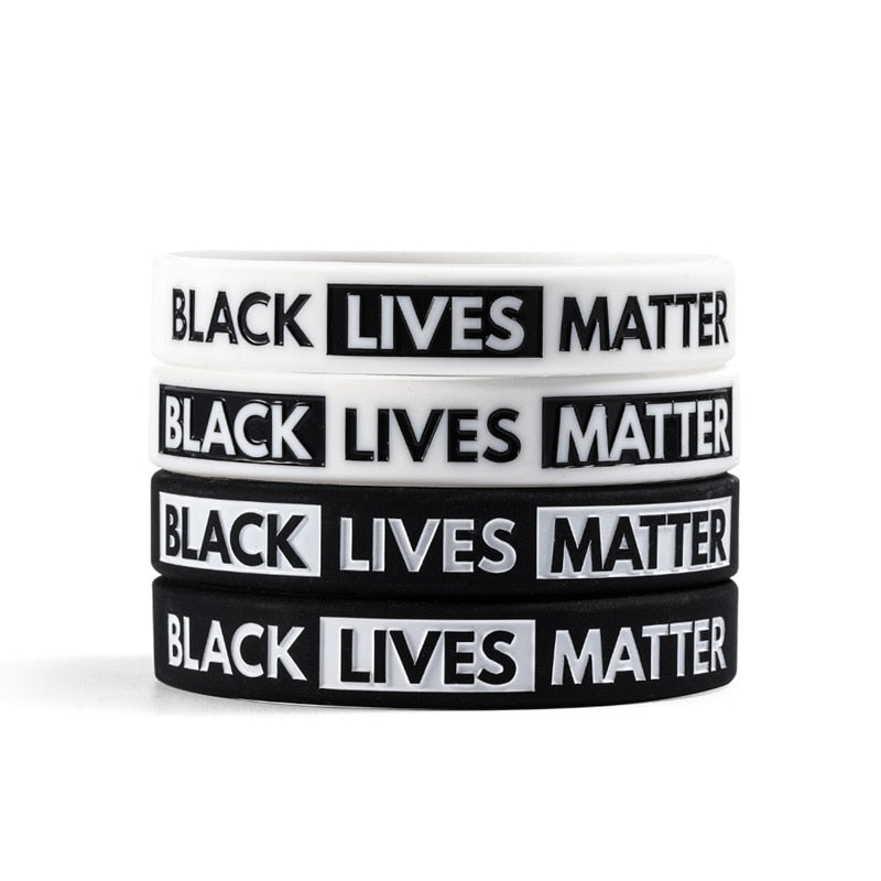 Black Lives Matter Silicone Wristband