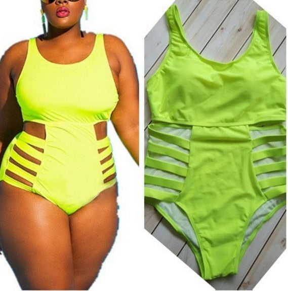 Brazilian Plus Size One Piece Swimsuit