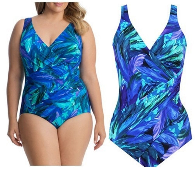 Brazilian Plus Size One Piece Swimsuit