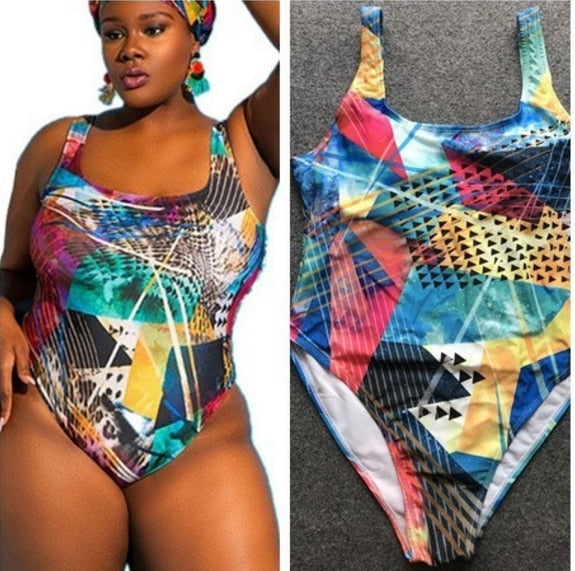 Brazilian Plus Size One Piece Swimsuit