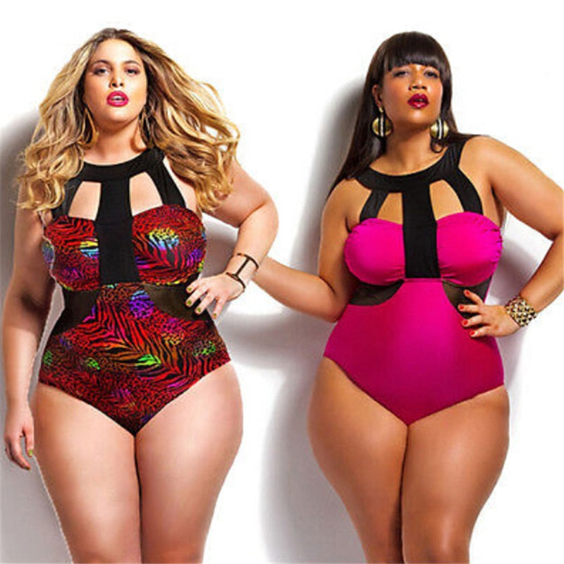 One Piece Plus Size Swimsuit/Tankinis