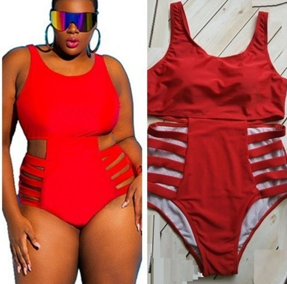 Brazilian Plus Size One Piece Swimsuit