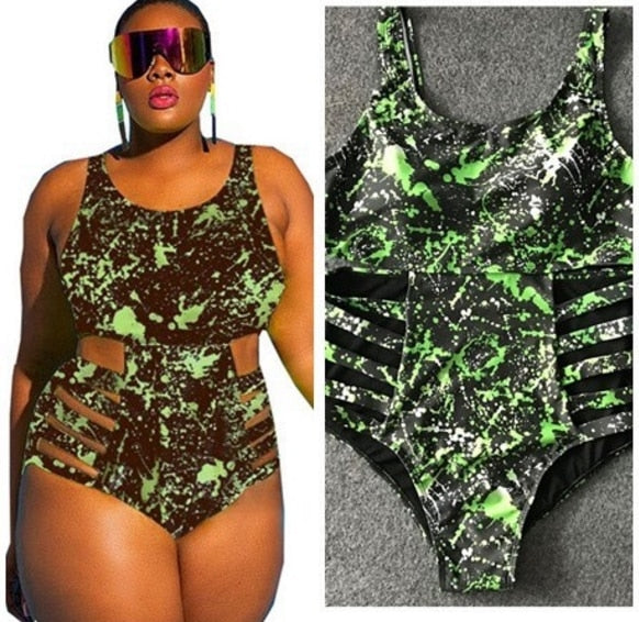 Brazilian Plus Size One Piece Swimsuit