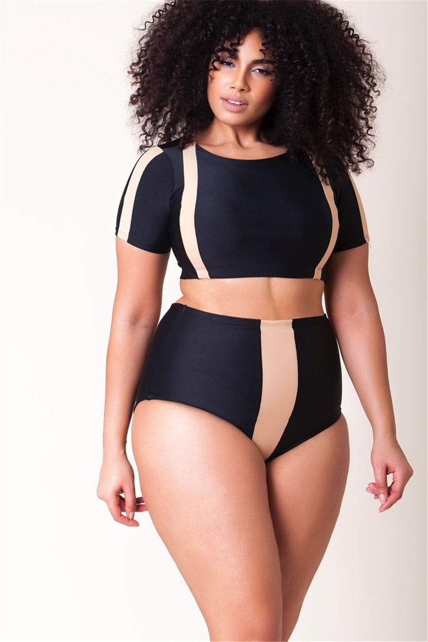 Brazilian Plus Size One Piece Swimsuit