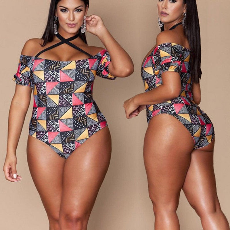 Brazilian Plus Size One Piece Swimsuit