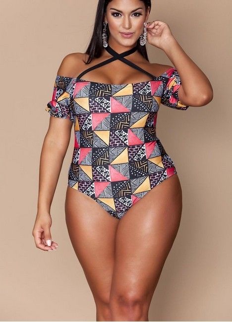 Brazilian Plus Size One Piece Swimsuit