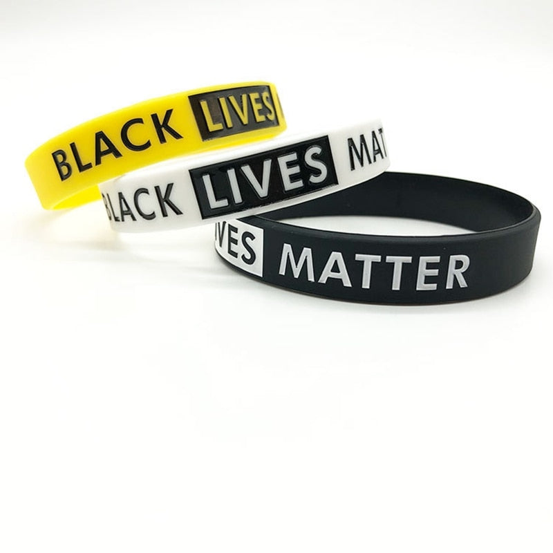 Black Lives Matter Silicone Wristband