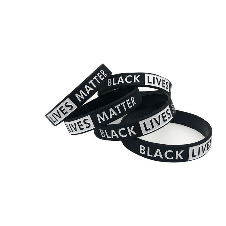 Black Lives Matter Silicone Wristband