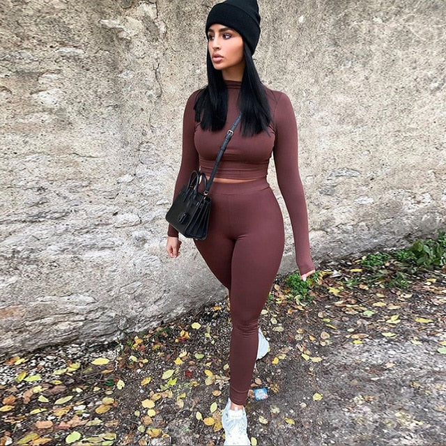 Two Piece Tracksuit Set